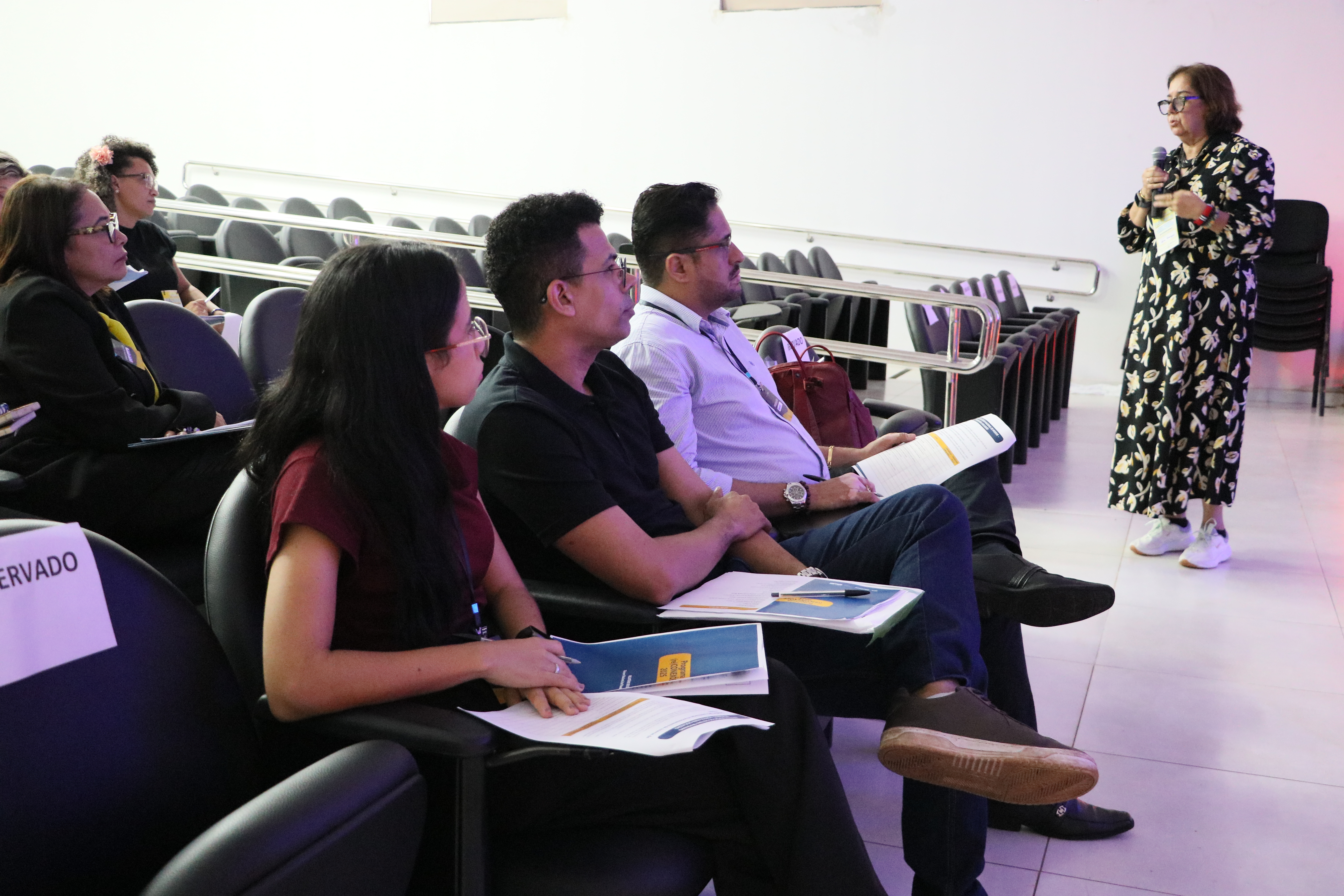 Vera Mangas (à dir) conduziu parte dos painéis e Grupos de Trabalhos que resultaram no levantamento de dados que vão colaborar com a reestruturação do Sistema Brasileiro de Museus (SBM); a implantação do Sistema de Participação Social (Spas); e a normatização do Fórum Nacional de Museus (FNM)