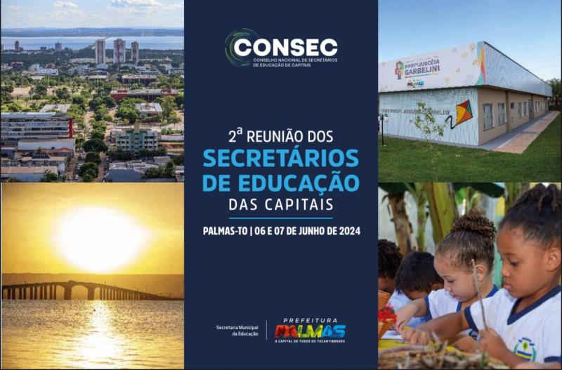 Palmas é sede de 2º encontro de secretários municipais de educação das capitais brasileiras