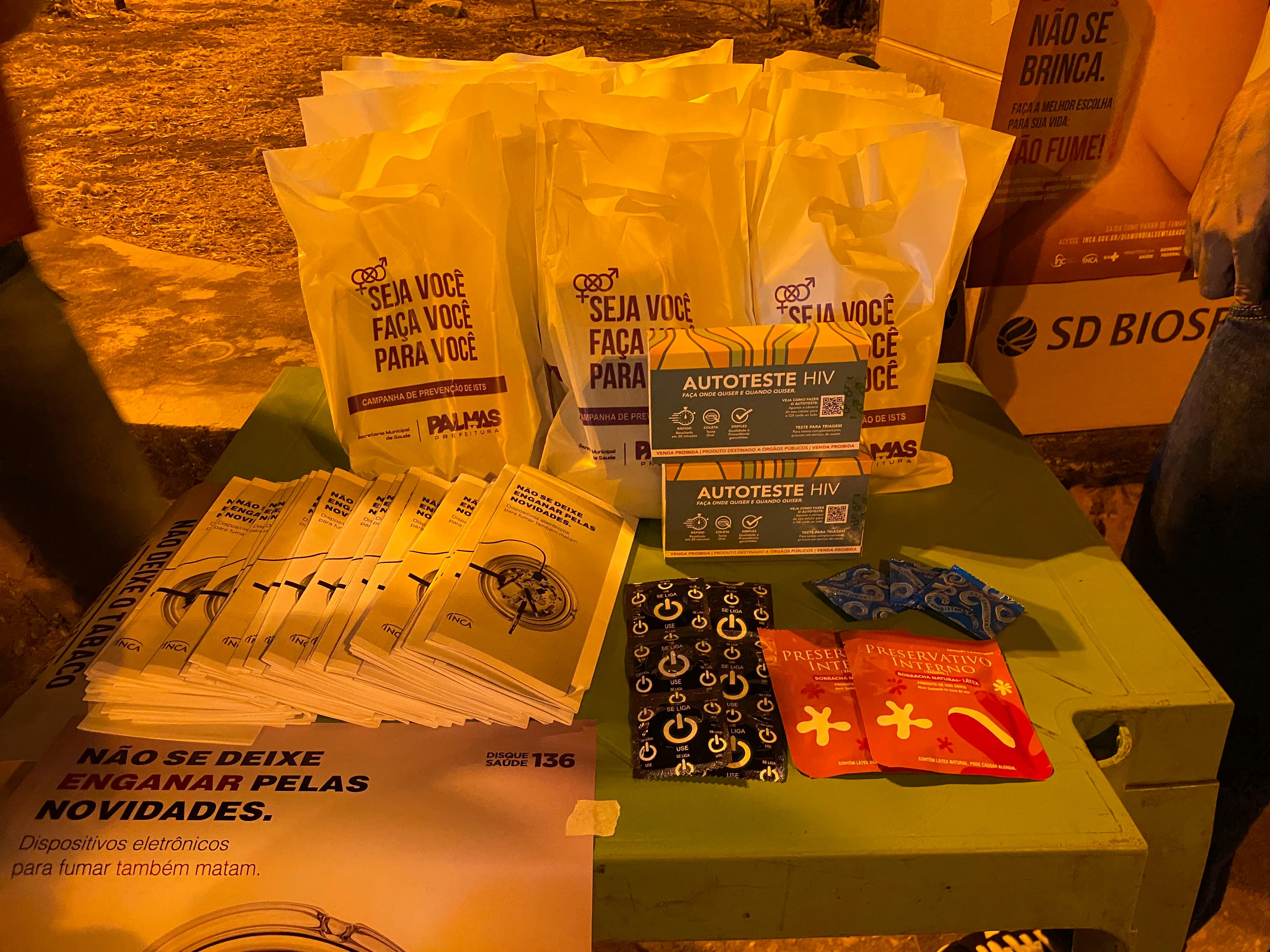 Mais de 500 kits de prevenção à ISTs foram distribuídos pela Semus