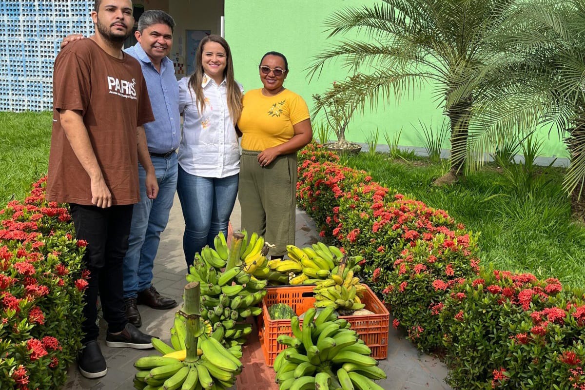 Fazendinha do Calor Humano fortalece merenda escolar com doação de bananas