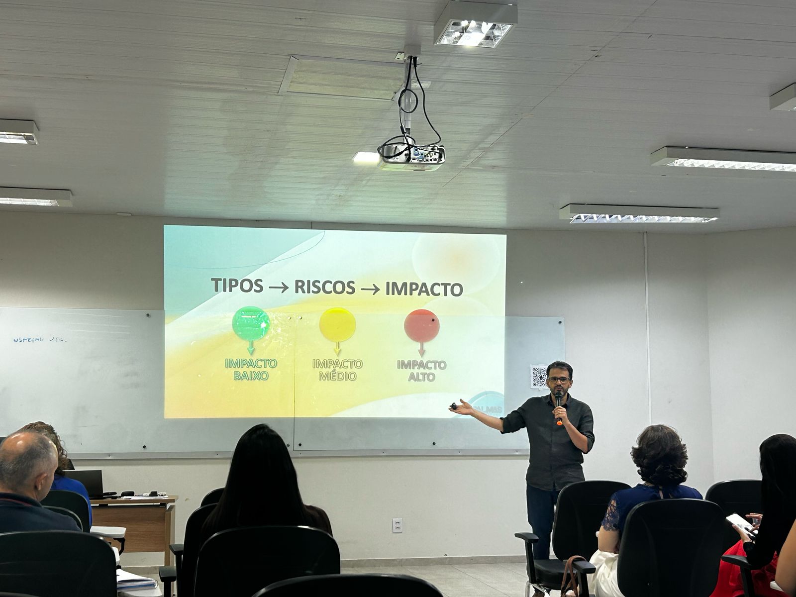 Auditor-geral de Palmas, Jesus Luiz de Assunção Júnior,falou sobre arevisão da Matriz de Riscos para a atividade do Sistema de Controle InternoFoto:  Divulgação