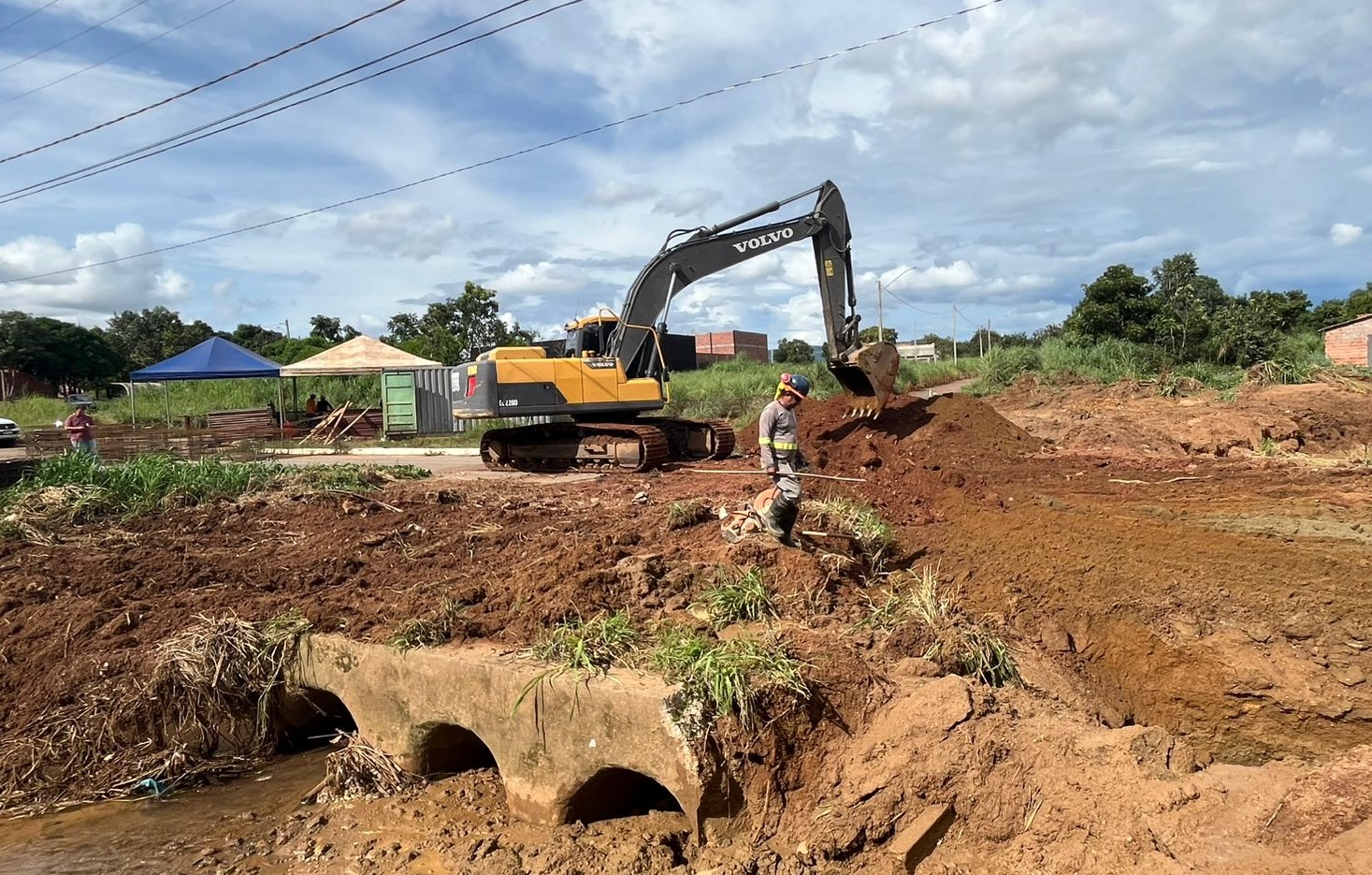 Prefeitura de Palmas inicia construção de ponte em concreto no setor Morada do Sol
