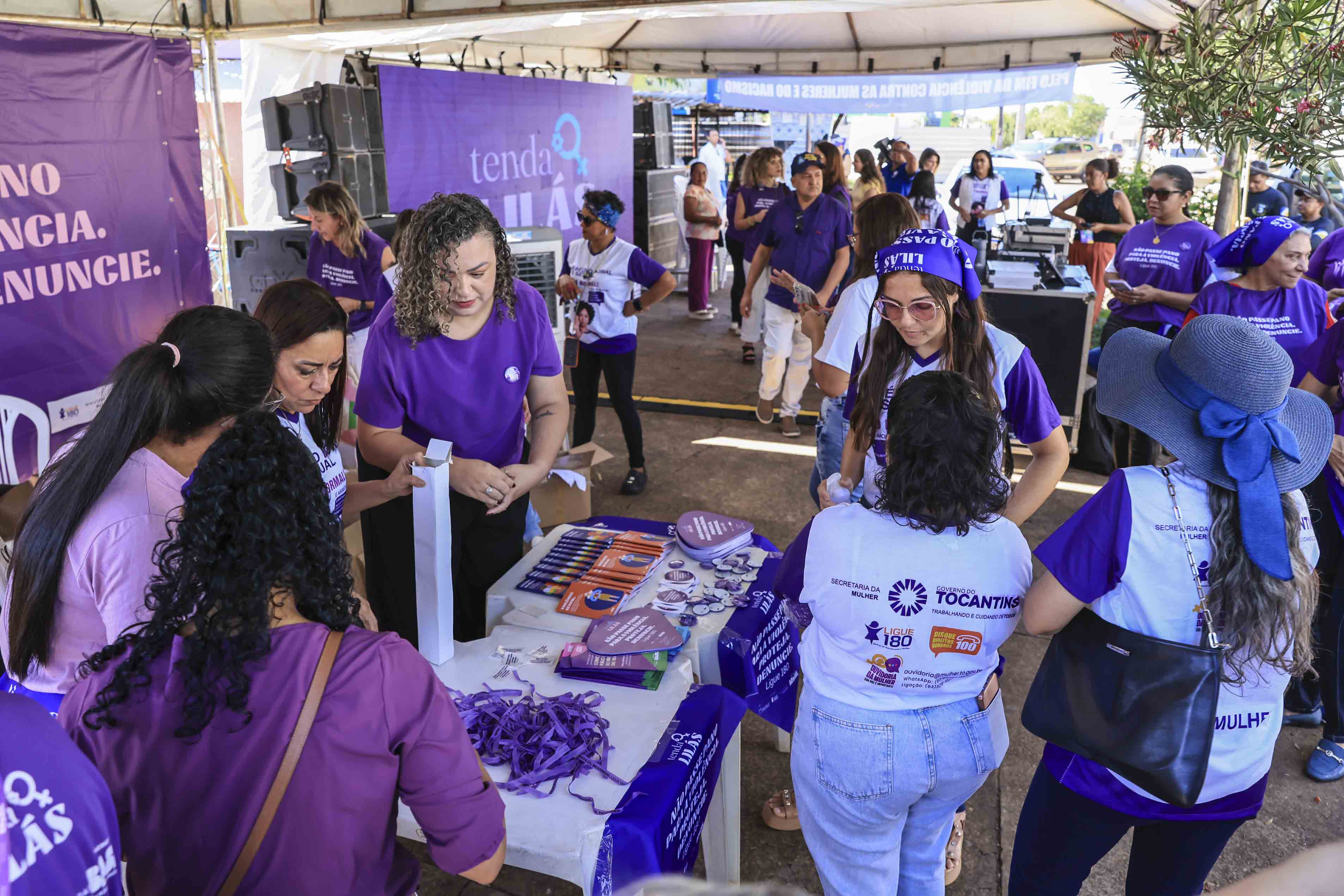 Avenida Tocantins, em Palmas, recebe Tenda Lilás nesta quinta e sexta-feira, 23 e 24