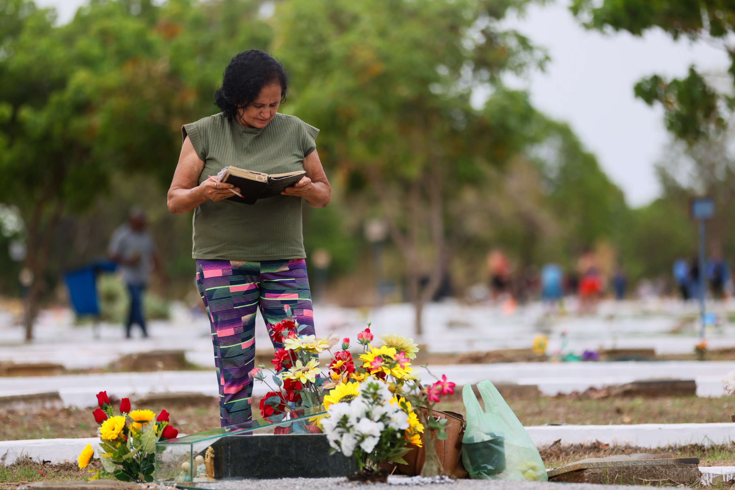 Visitantes destacam limpeza e organização do Cemitério Jardim da Paz no Dia de Finados