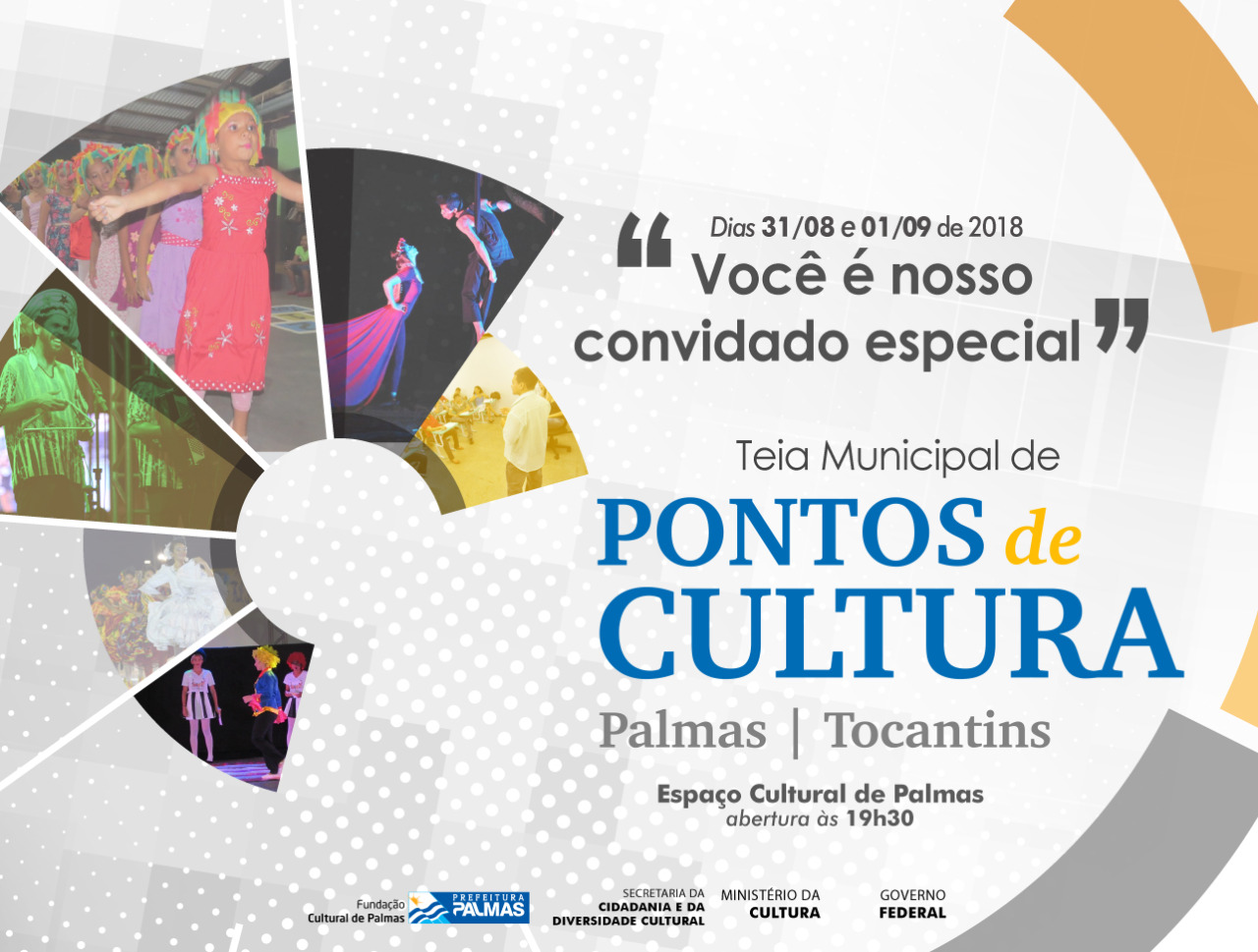 Teia – Tecendo a Rede de Pontos de Cultura de Palmas contará com participação do MinC