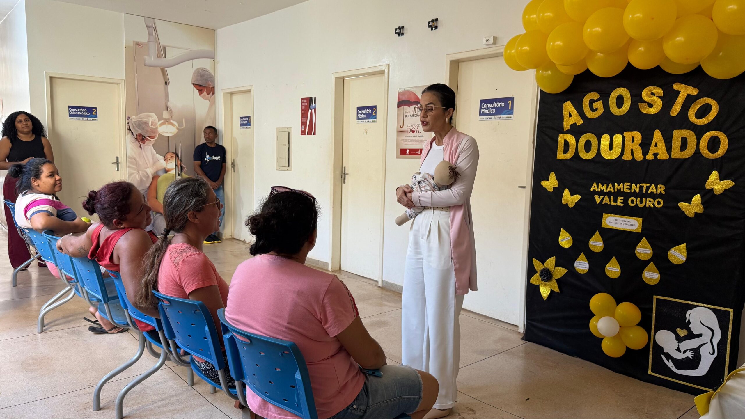 Palmas promove campanha Agosto Dourado com ações de incentivo e apoio à amamentação