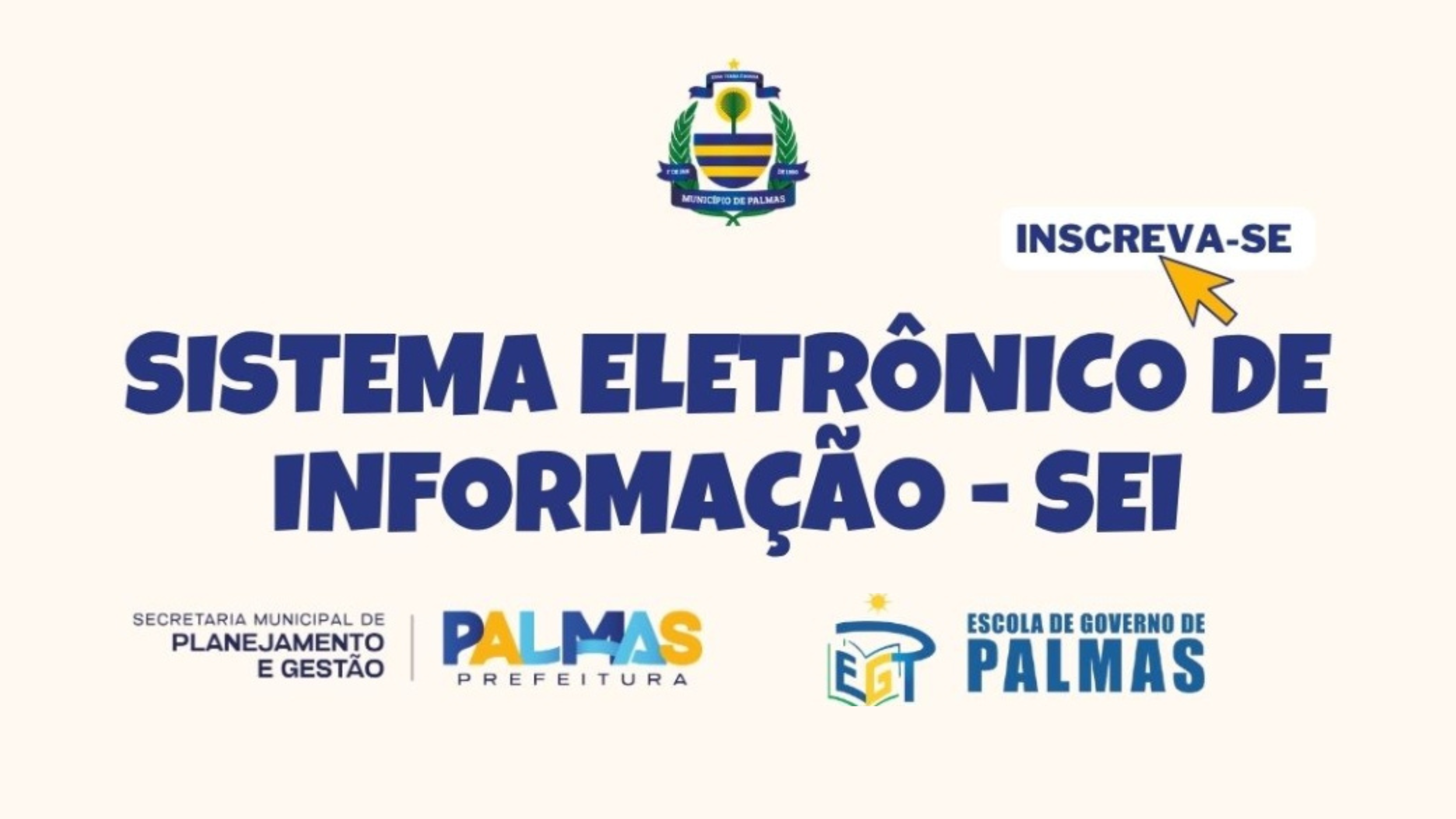 Escola de Governo de Palmas abre inscrições para novas turmas de capacitação em Sistema Eletrônico de Informações