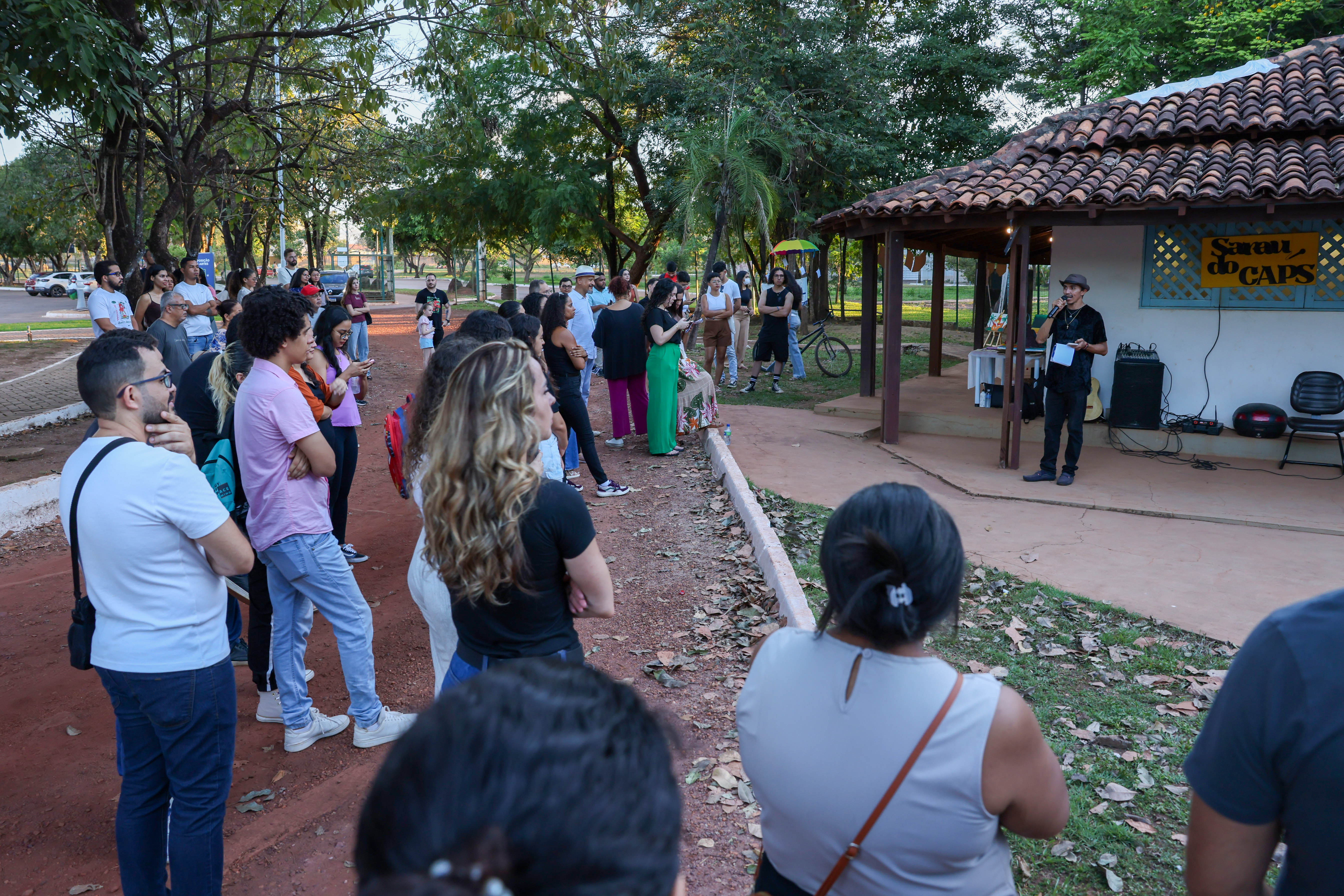 Mobilização contou com apresentações culturais de pacientes dos Caps