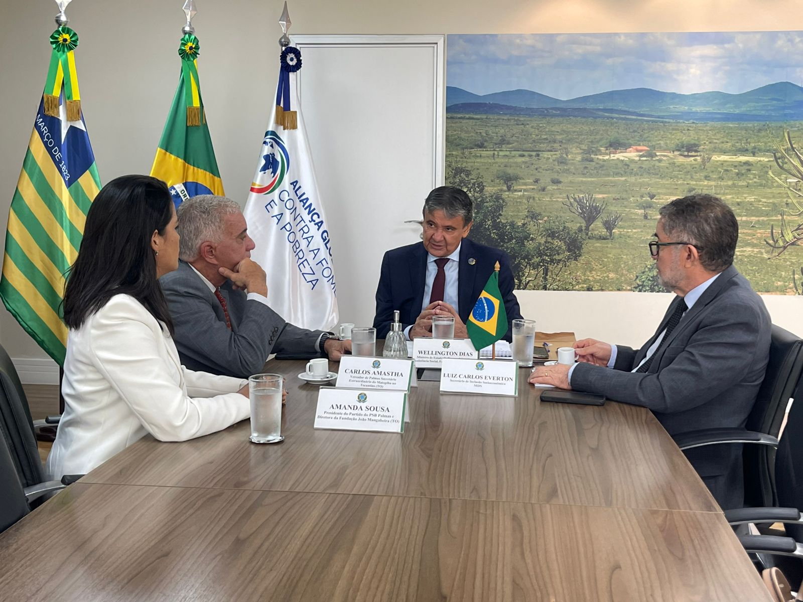 Em encontro com titular da Secretaria do Matopiba, ministro do Desenvolvimento e Assistência Social reforçou compromisso do governo federal com a integração econômica da região