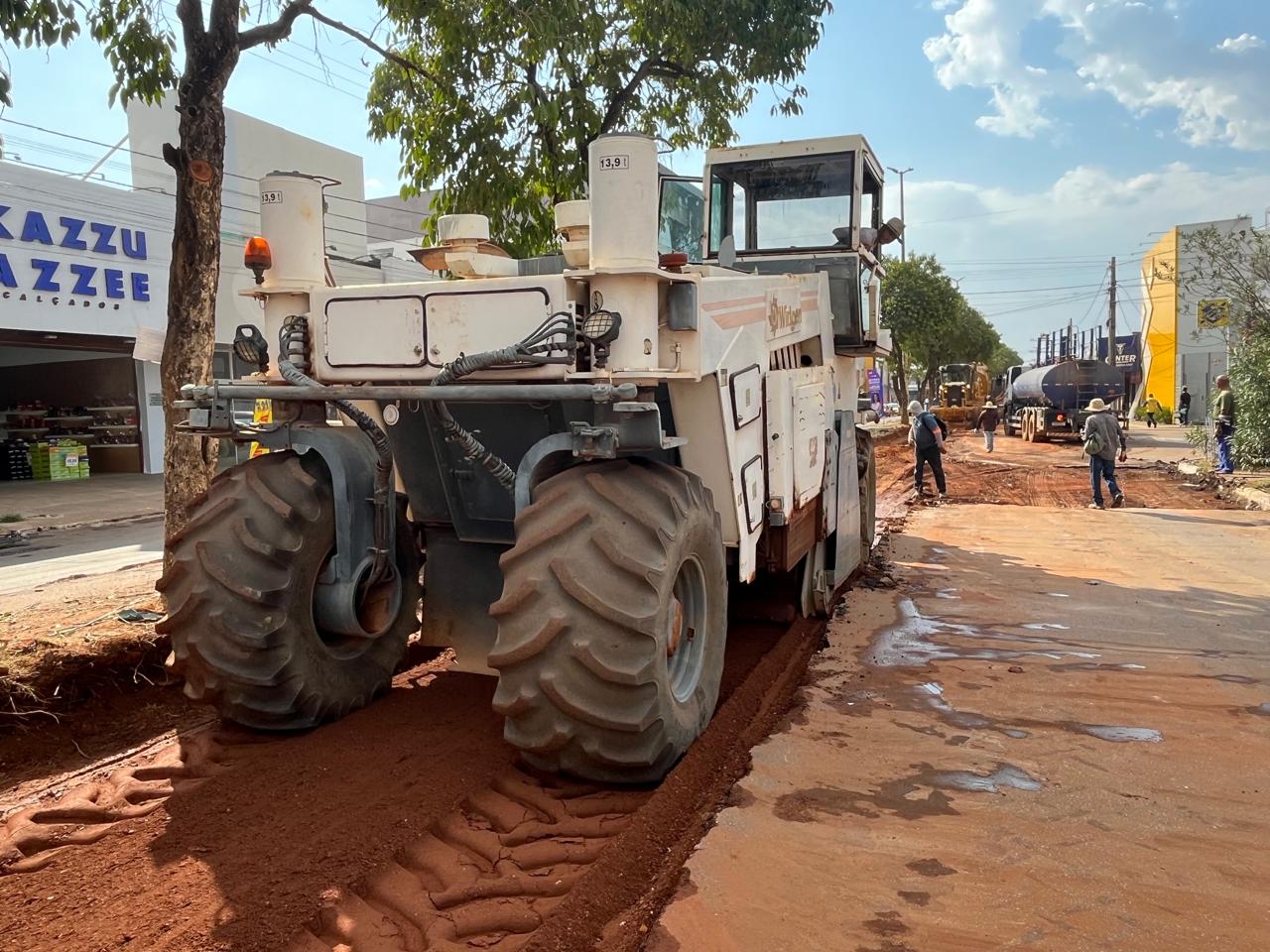 Requalificação da Avenida Tocantins amplia faixa de circulação em novo trecho
