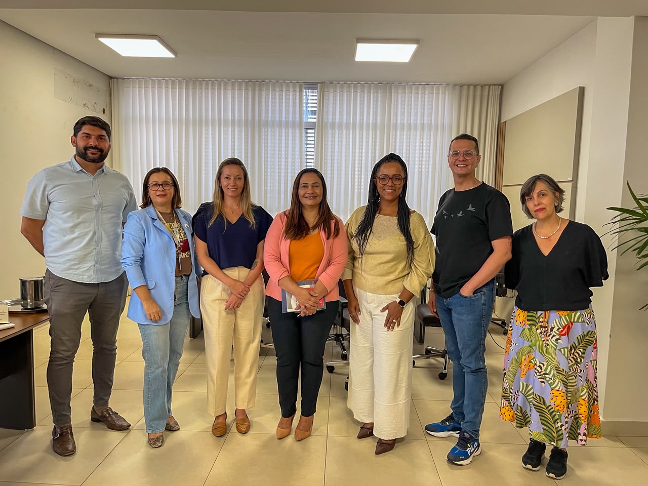 Encontro de alinhamento reuniu os técnico da Semed e representantes da Associação Instituto Iungo. - João Antonio Almeida 