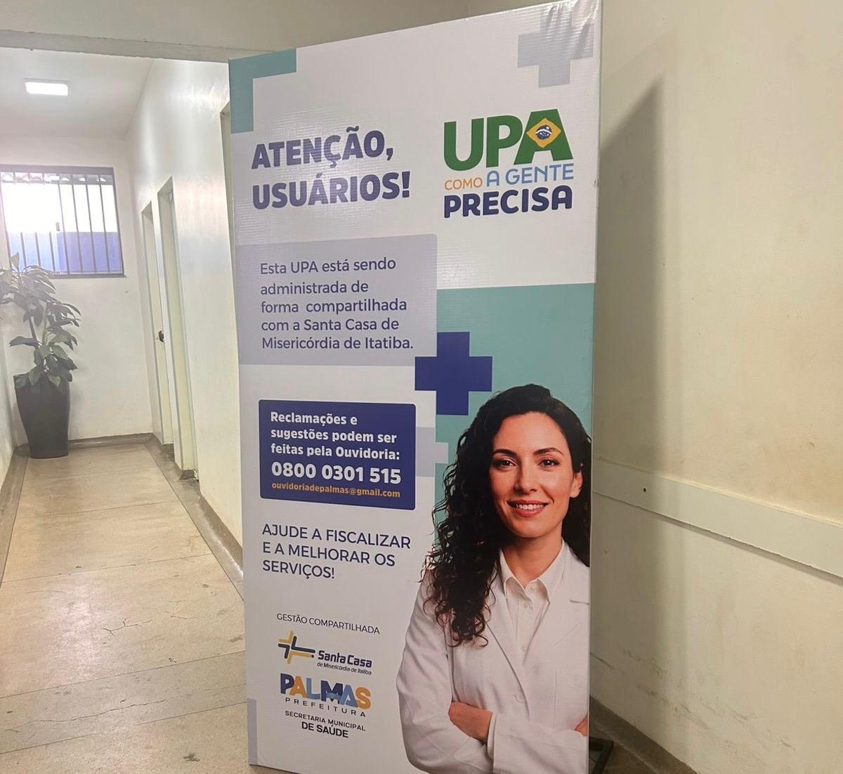 Prefeitura de Palmas chama os palmenses para fiscalizar a gestão compartilhada das UPAs