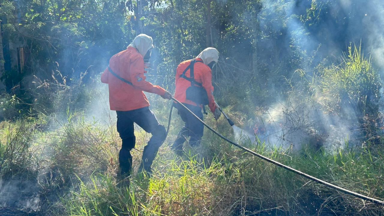 Defesa Civil combate mais de 20 focos de incêndio durante feriado prolongado