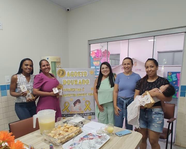 Cmei Sítio do Picapau Amarelo promove ação sobre aleitamento materno