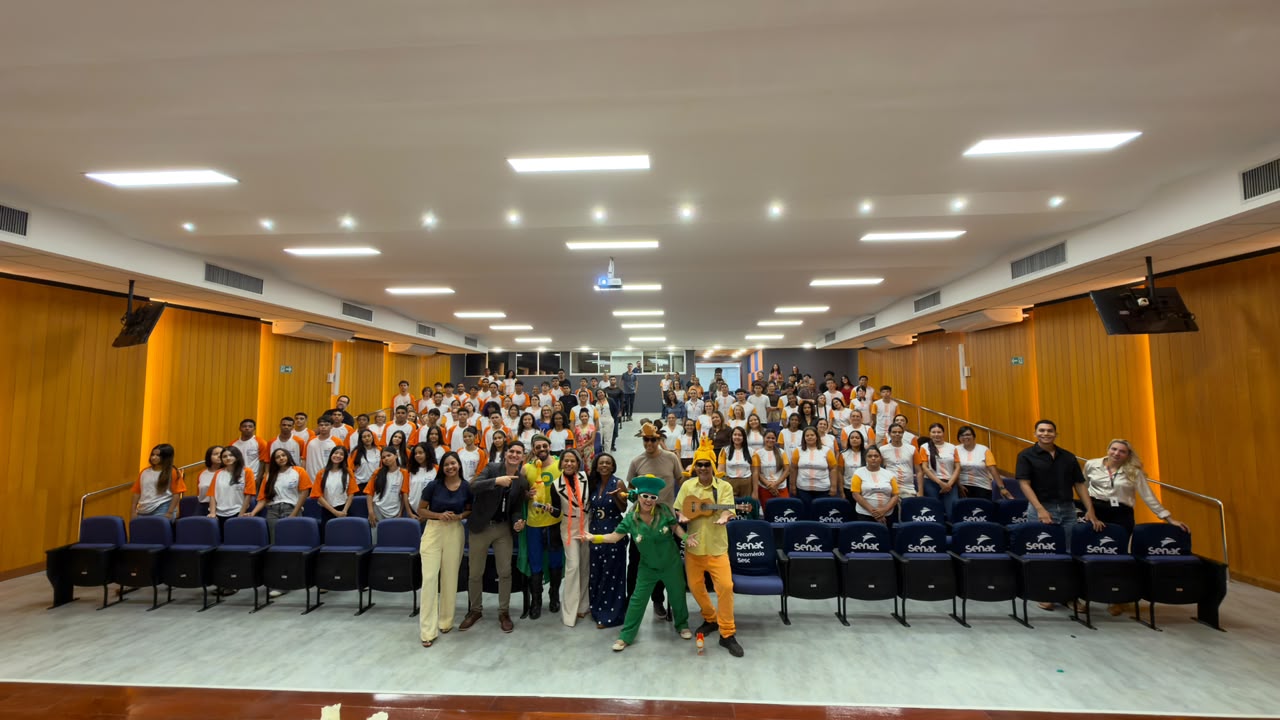 Alunos de cursos profissionalizantes do Senac participam de acolhimento com foco na proteção da mulher