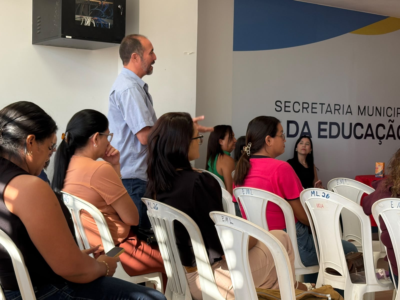 Formação reúne educadores para aprimorar práticas de alfabetização na rede municipal de Palmas