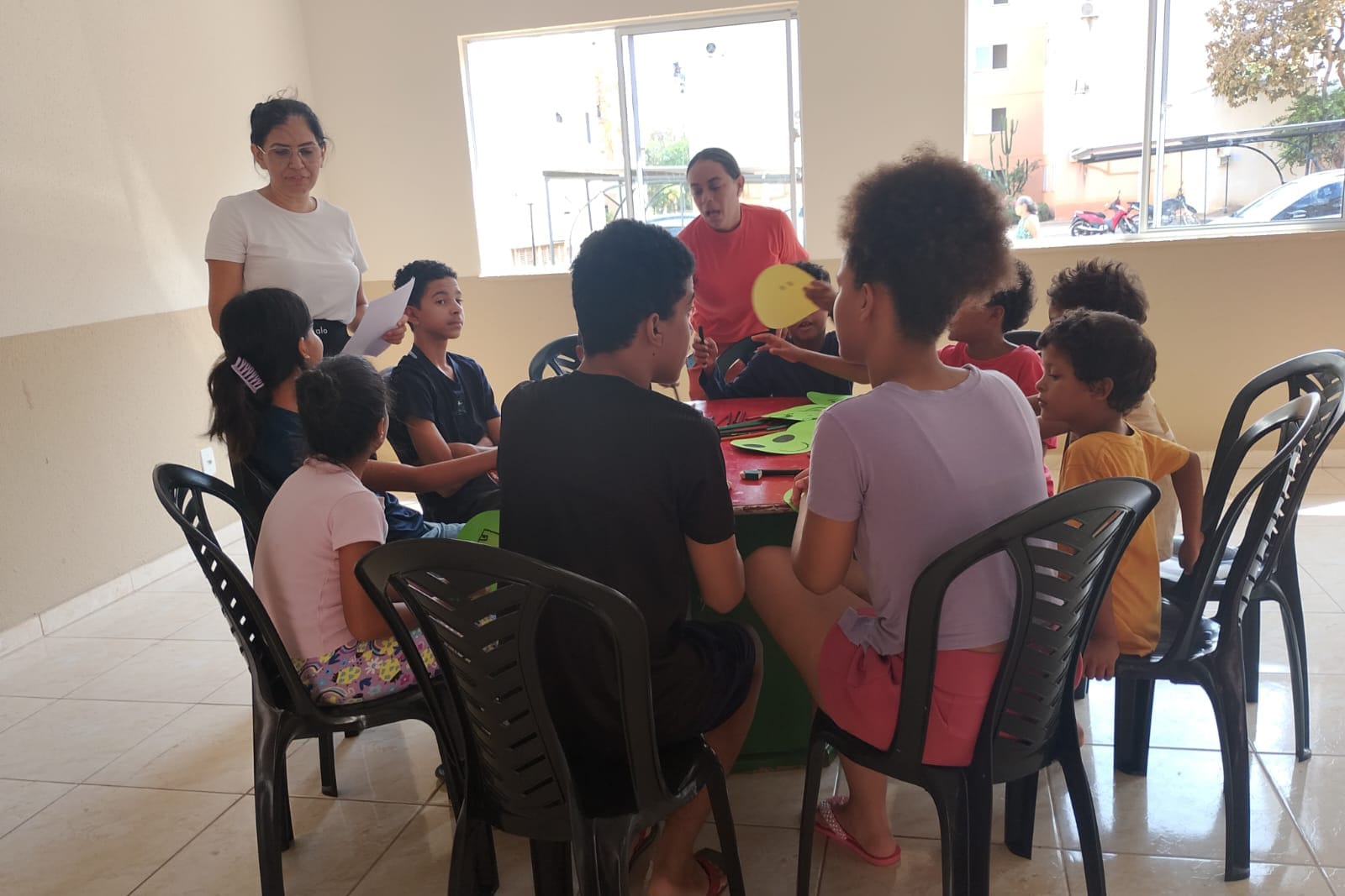 Cras Kanela realiza primeira atividade do SCFV para crianças e adolescentes do Residencial Parque da Praia