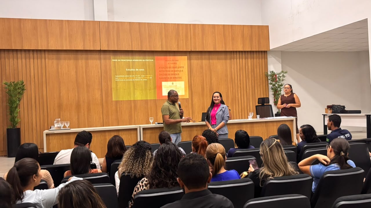 Palmas estreita diálogo entre o Sistema Único de Assistência Social e o Sistema de Justiça
