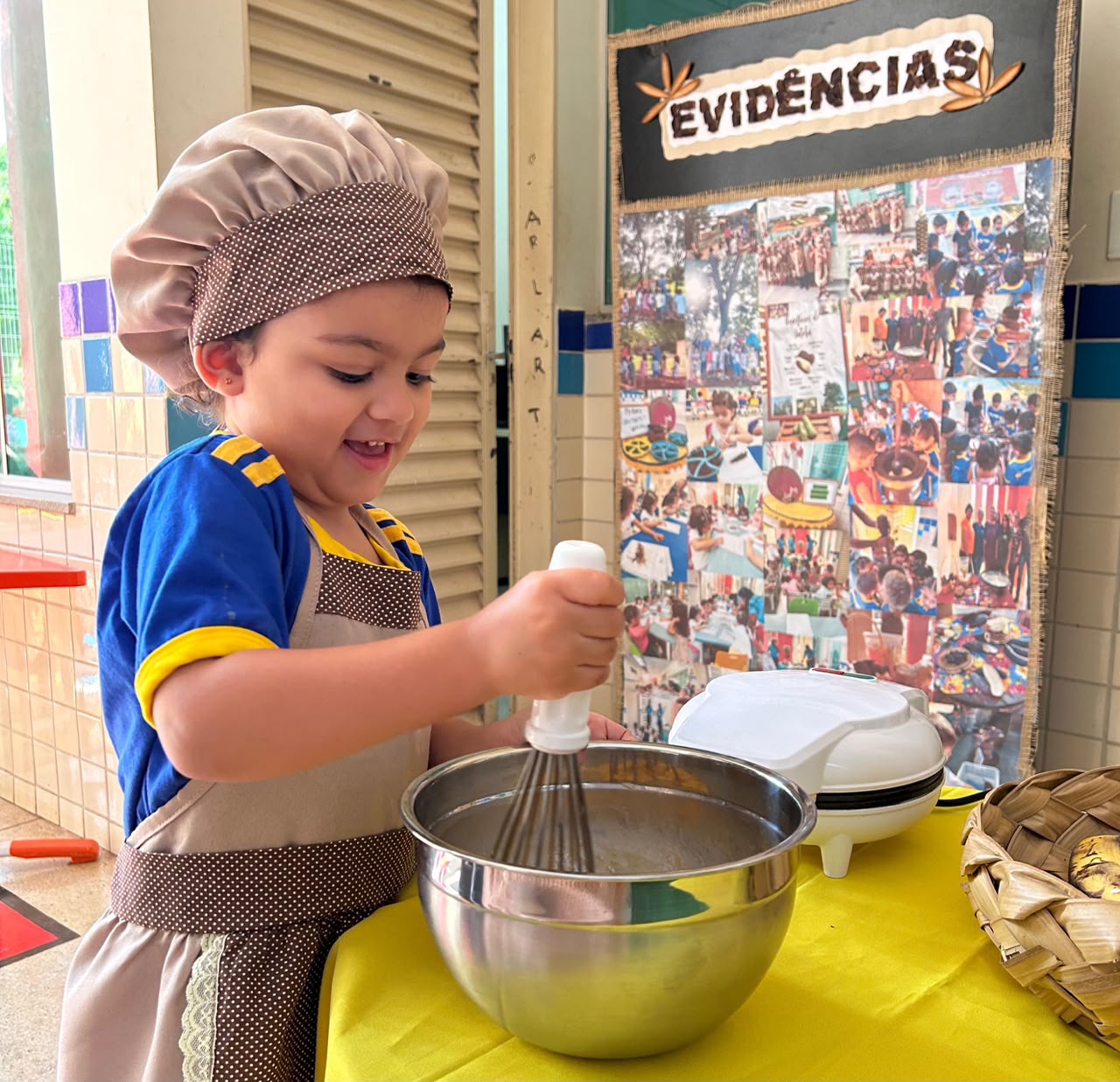 Cmei  envolve alunos do Maternal II em projeto que resgata tradições alimentares das famílias