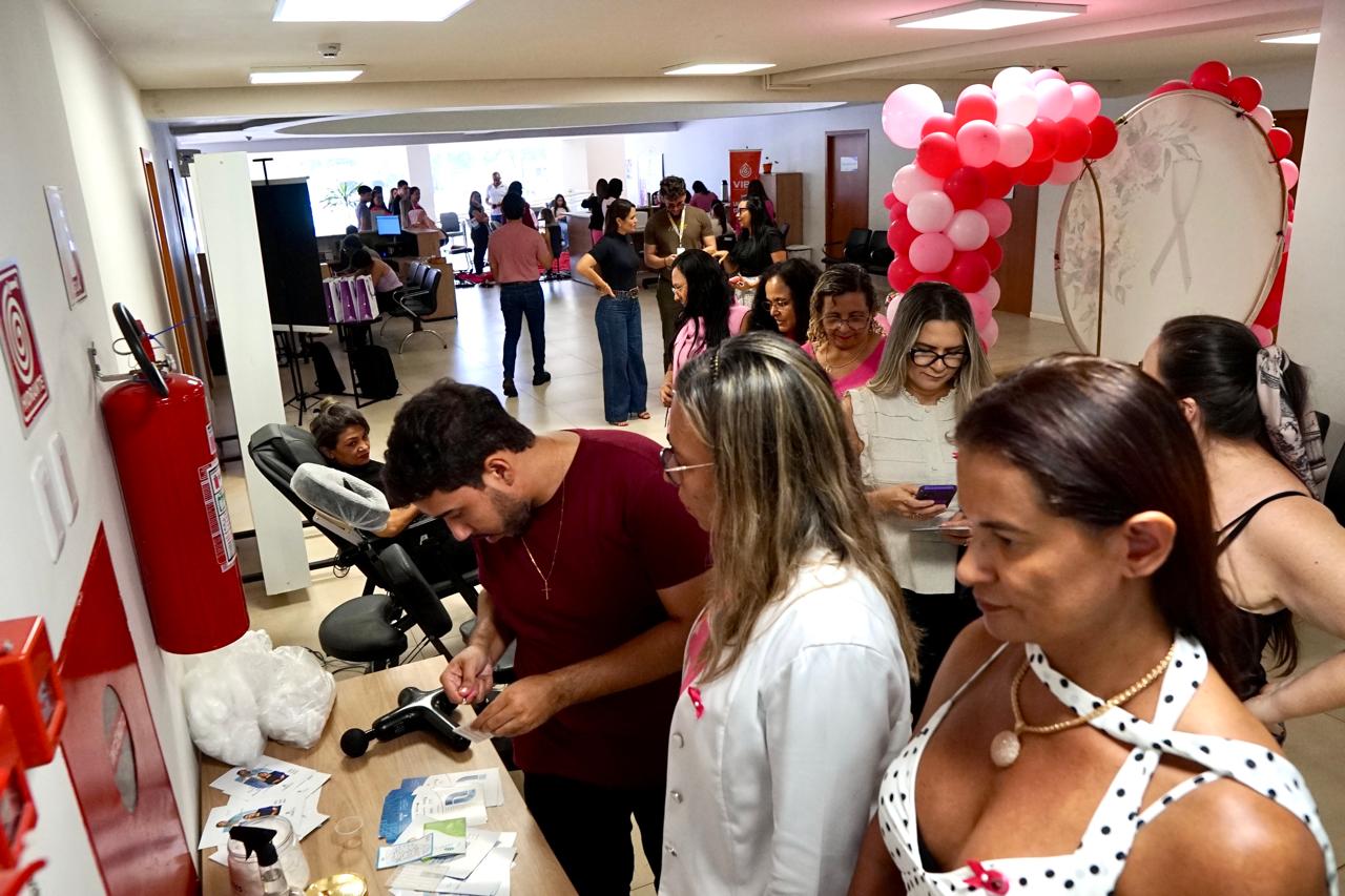 Dia do Servidor: Semed promove ação de saúde e palestra de conscientização sobre o câncer