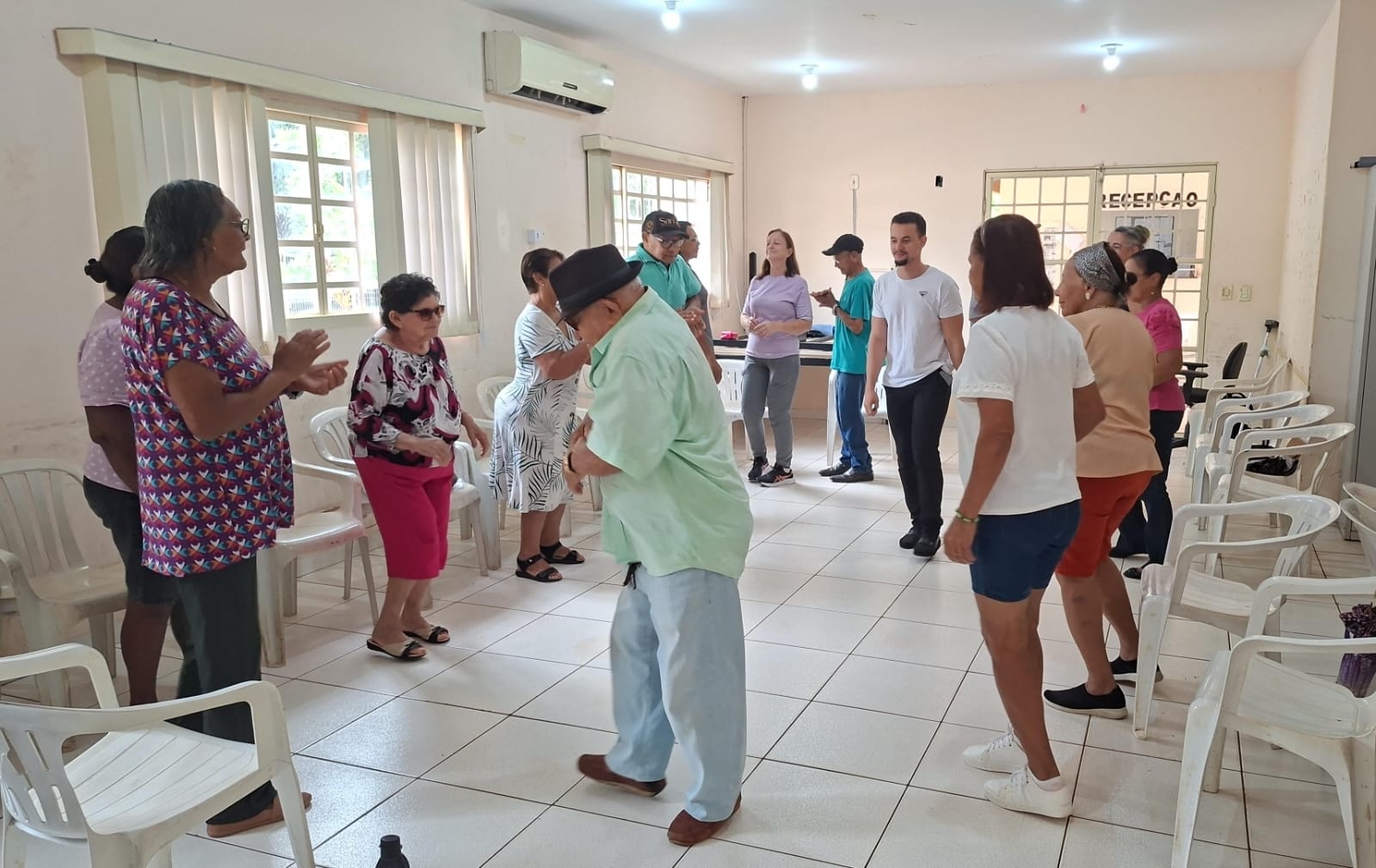 Cras Krahô estimula mobilidade e memória de pessoas idosas