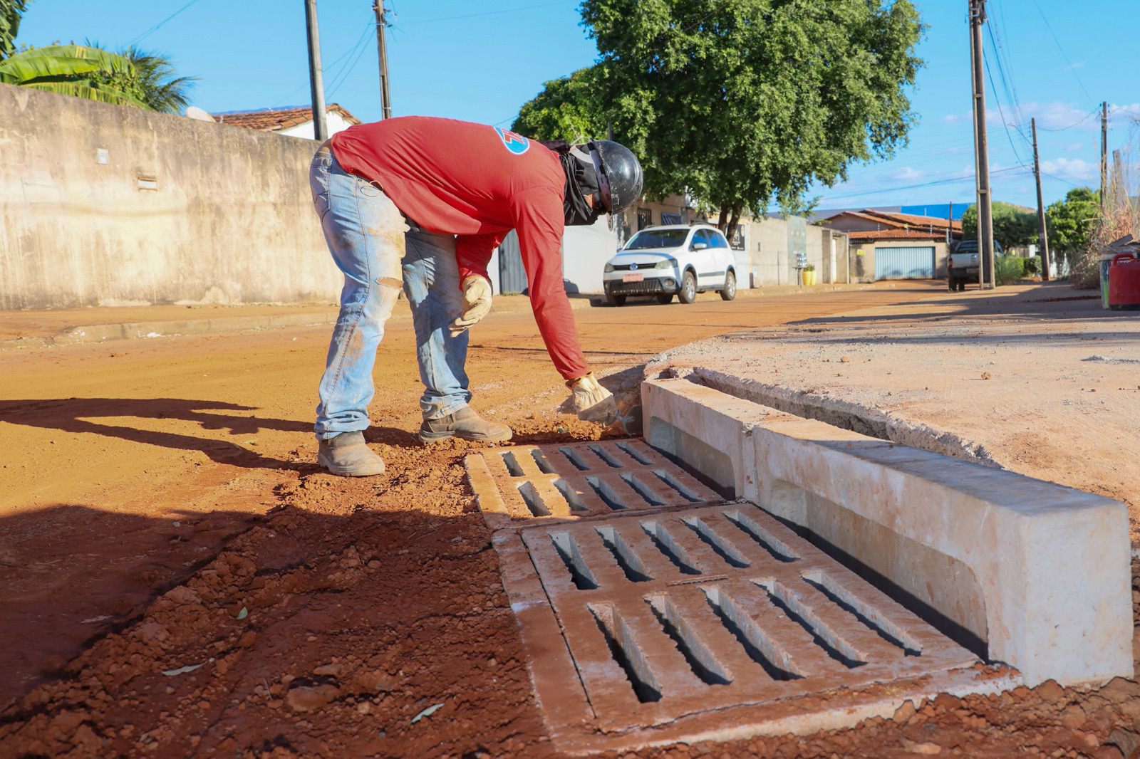 Obras de drenagem na Arne 61 seguem em ritmo acelerado para solução definitiva de acúmulo de águas pluviais