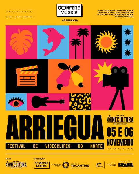 Cine Cultura recebe o Arriégua - Festival de Videoclipes da Região Norte