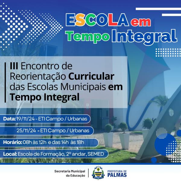 Semed promoverá terceiro 'Encontro de Reorientação Curricular do Ensino Fundamental'