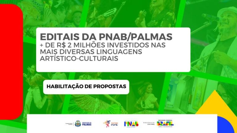 Fundação Cultural de Palmas publica resultado da admissão dos editais da Pnab