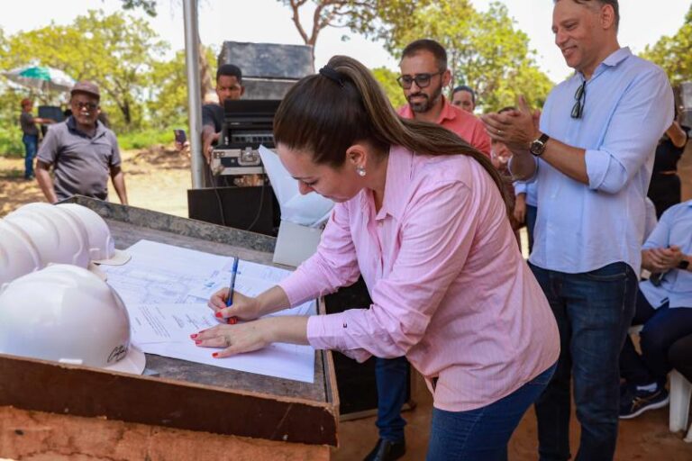 Assinada ordem de serviço para construção da ETI do Jardim Taquari