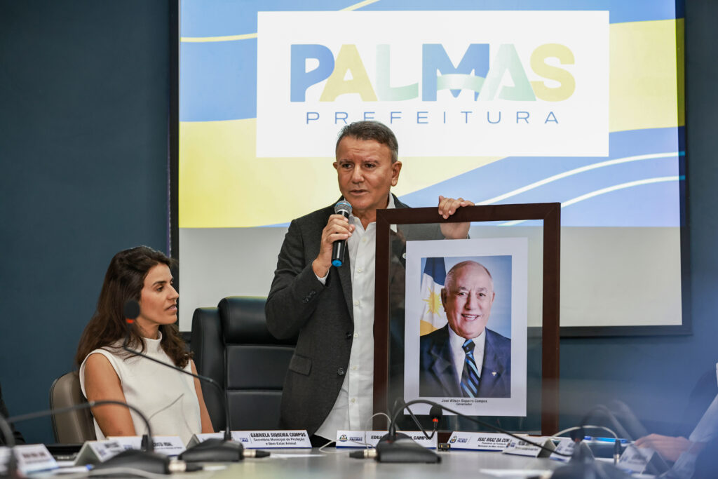 Eduardo Siqueira Campos fez homenagem ao seu pai: “Tudo o que faremos aqui será sob sua inspiração” - Foto: Edu Fortes