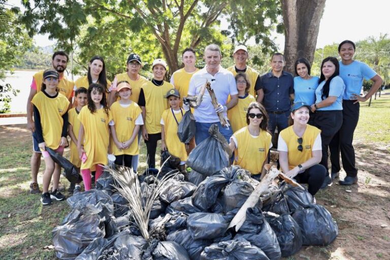 Mutirão de limpeza no Parque Cesamar une sociedade e Prefeitura de Palmas