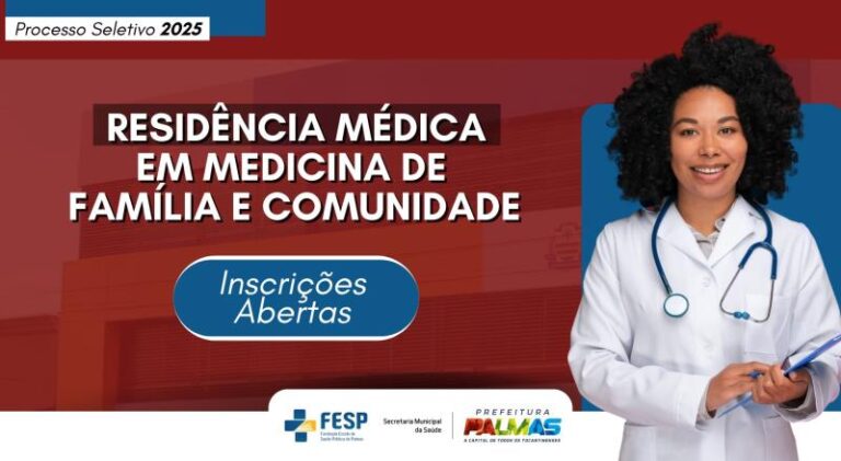 Finalizam nesta segunda, 20, inscrições para residência médica em medicina de família e comunidade