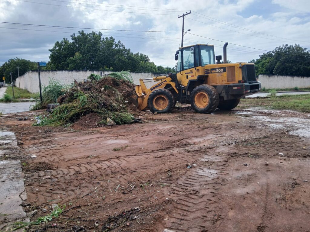 Retirada de entulhos no Jardim Taquari – Foto: Divulgação