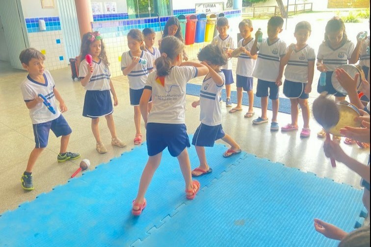 Foto: Divulgação_Projeto desenvolvido no Cmei João e Maria com crianças da Educação Infantil