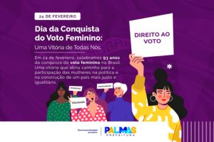 Palestra vai celebrar o Dia da Conquista do Voto Feminino no Brasil