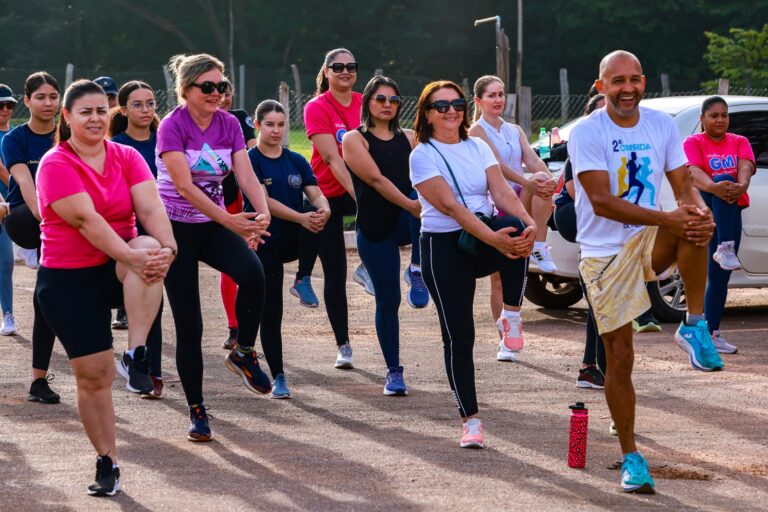 Caminhada no Cesamar reúne mais de 100 mulheres da Guarda Metropolitana de Palmas no Dia Internacional da Mulher