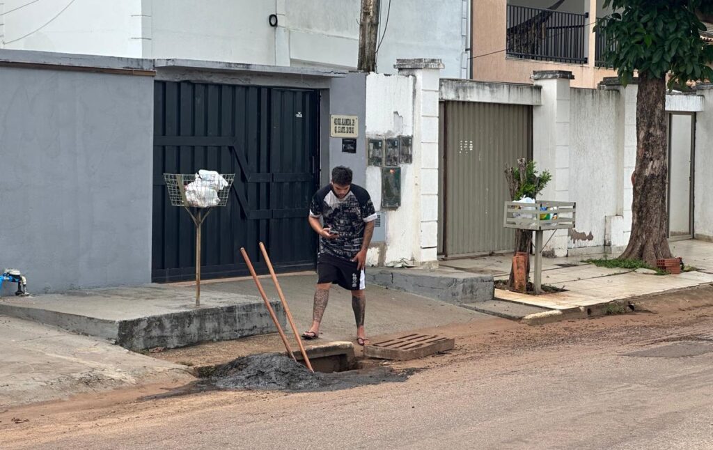 Morador da Arso 41, Mateus Pimentel teve a demanda resolvida após solicitação à Prefeitura de Palmas – Foto: Divulgação