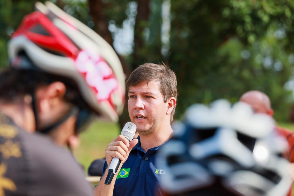 Presidente da Federação Tocantinense de Ciclismo, Diogo Freitas - Foto: Regiane Rocha