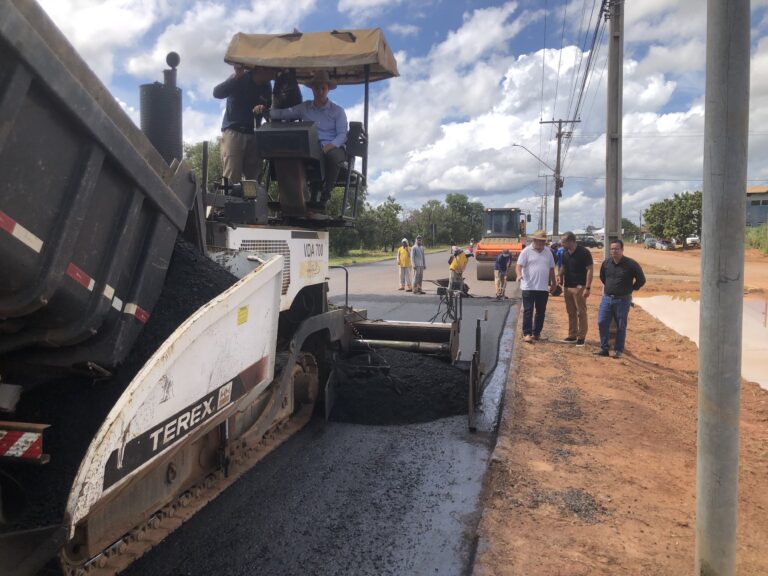 Prefeito em exercício acompanha obras de infraestrutura em Palmas nesta terça, 4