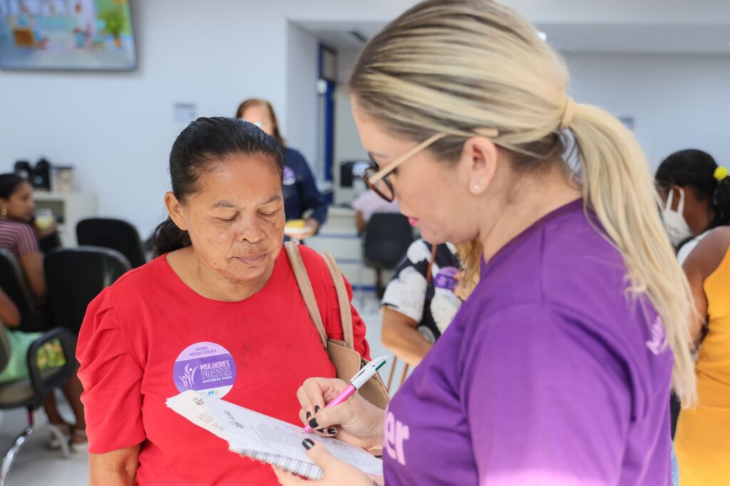 Raimunda Alves do Nascimento vai fazer os exames preventivos pela segunda vez na vida <br>Foto: Júnior Suzuki