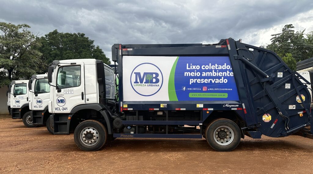 Frota de caminhões de coleta de lixo de Palmas é renovada – Foto: Divulgação